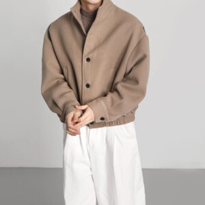 Mens Niche Designer-style British-style Coat Fashion-forward