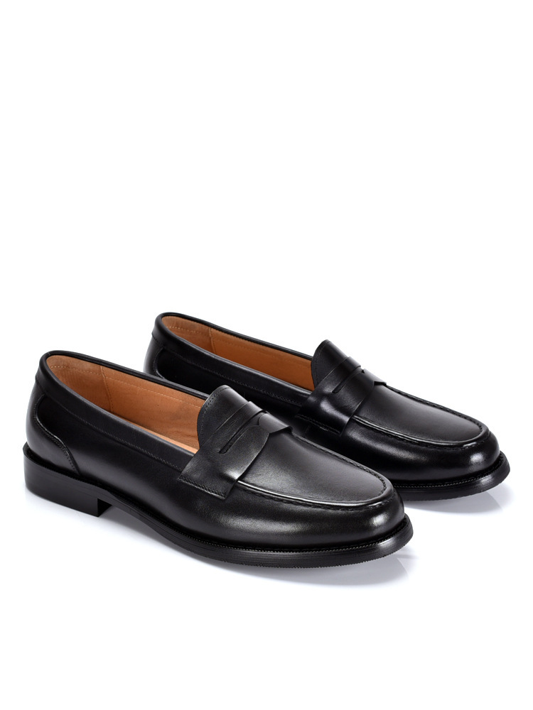 Mens British-style Vintage Slip-on Low-cut Loafers - Image 6