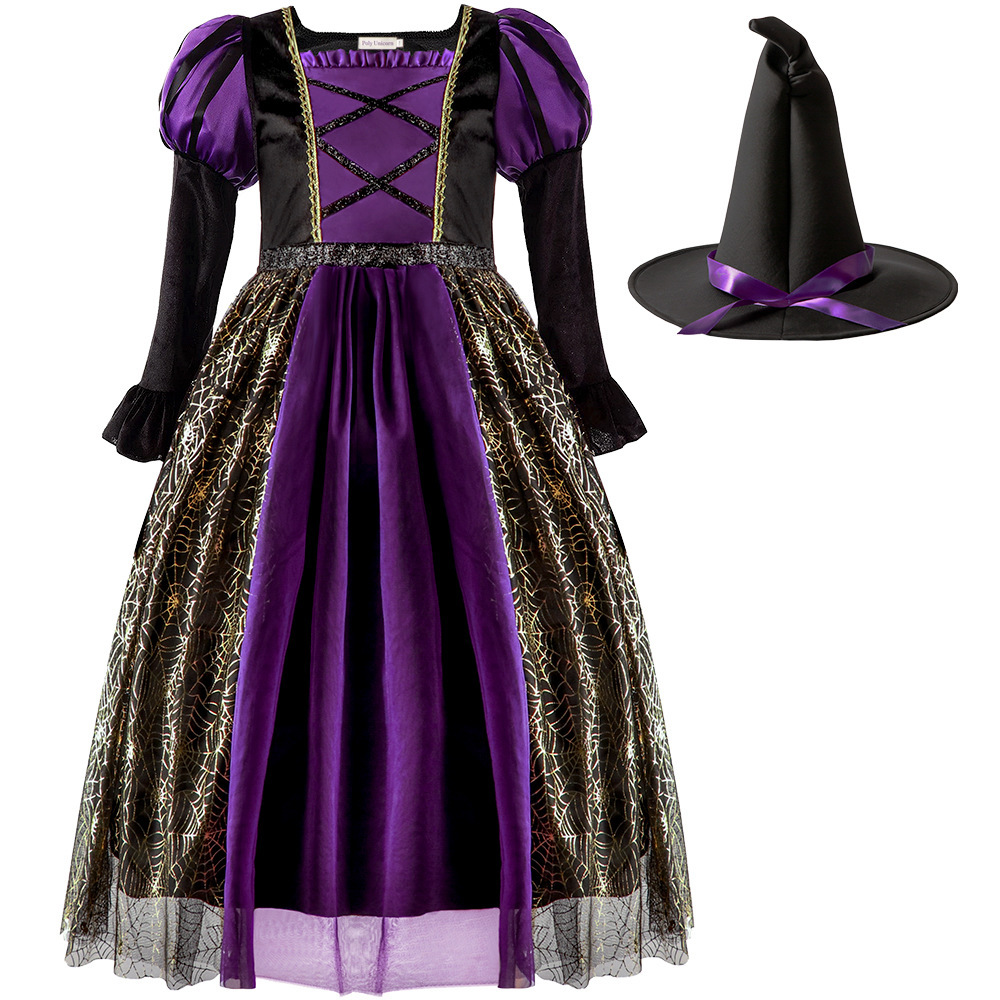 Halloween Costume Kids' Skirt Witch Costume - Image 9