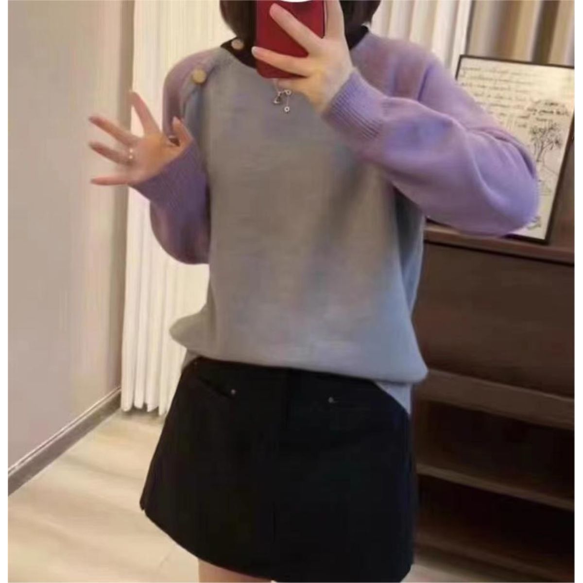 Womens Sweater With A Relaxed Designer-inspired Knit Top - Image 3