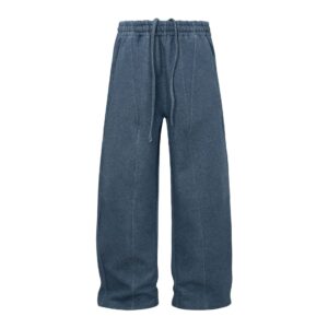 Japanese-style Retro Minimalist Curved-blade Casual Long Sweatpants