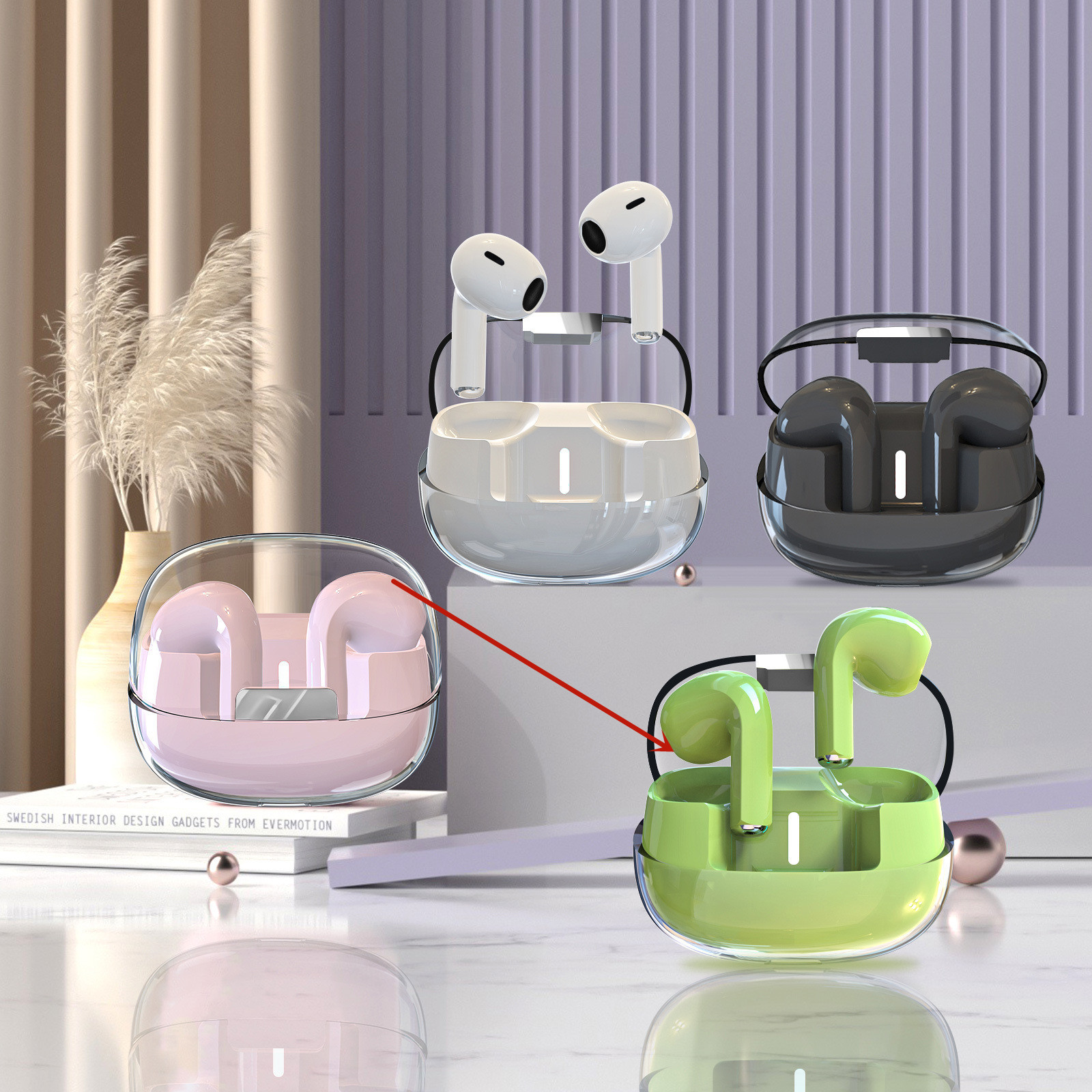 Bluetooth Headset True Wireless Sports Noise Reduction - Image 6