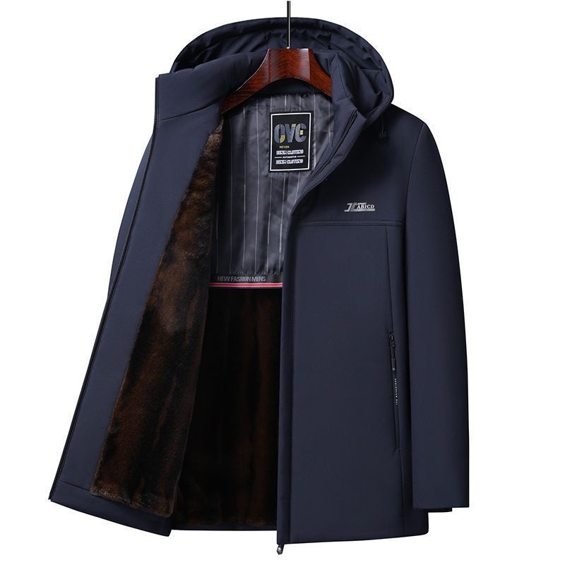 Mens Retro Casual Padded Cotton Jacket - Image 7