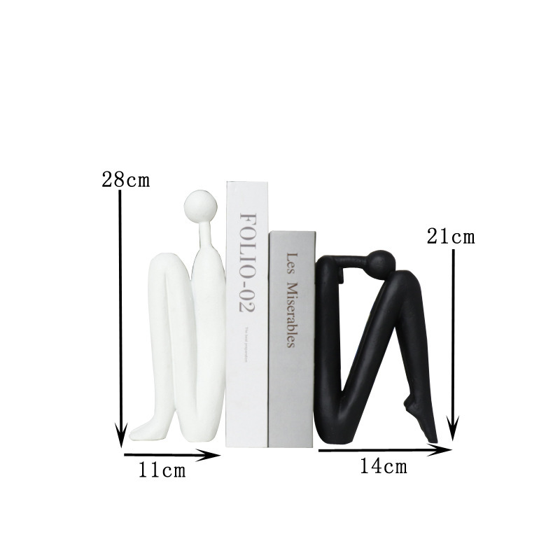 Simple And Modern Resin Abstract Character Book By Office, Study, Home Furnishings And Furnishings - Image 4