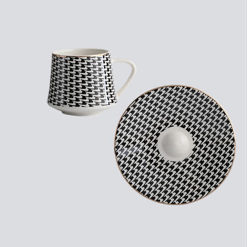 Turkish Ceramic Coffee Cup And Saucer Set - Image 5