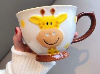 Ceramic Mug Household Mug Oatmeal Mug Cute - Image 9