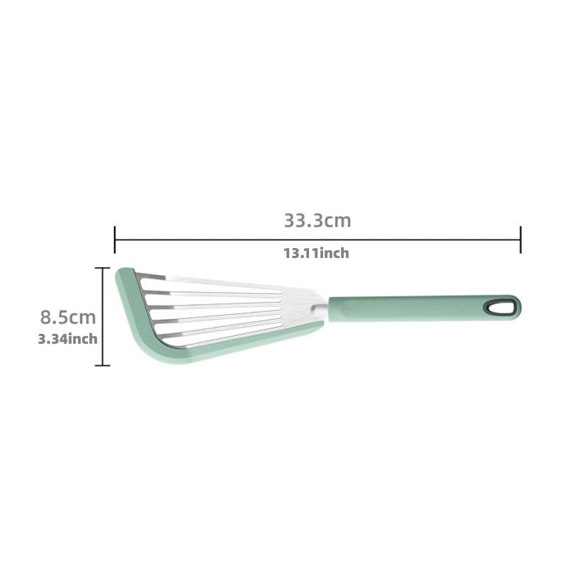 Nonstick Fish Spatula, Thin Slotted Spatulas Turner Silicone Fish Spatulas For Nonstick Cookware, High Heat Resistant BPA Free Cooking Utensils, Ideal For Fish, Eggs, Pancakes - Image 5
