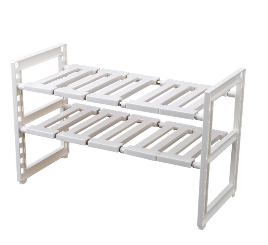 Under Sink 2 Tier Expandable Shelf Organizer - Image 2