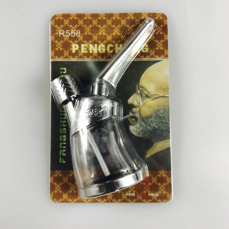 SWSMOK New Popular Bottle Water Pipe Portable Mini Hookah Shisha Smoking Pipes Gift of Health Metal Tube Filter - Image 2