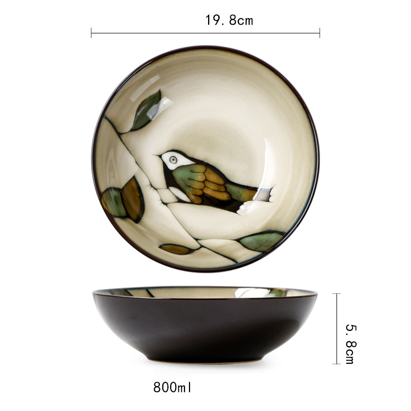 Japanese Ceramic Dishes Bowls Dishes Individuality - Image 4