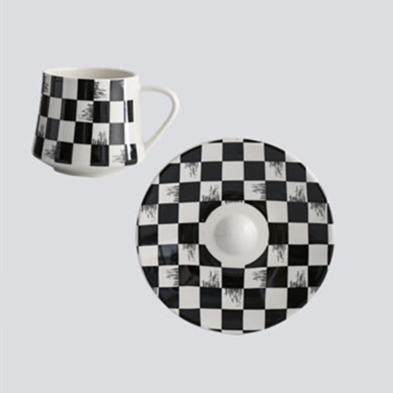 Turkish Ceramic Coffee Cup And Saucer Set - Image 3