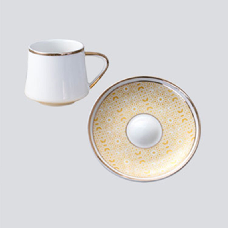 Turkish Ceramic Coffee Cup And Saucer Set - Image 8