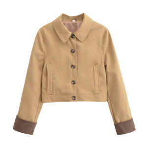 Stylish New Short French-style Coat With A Chic Sophisticated Vibe