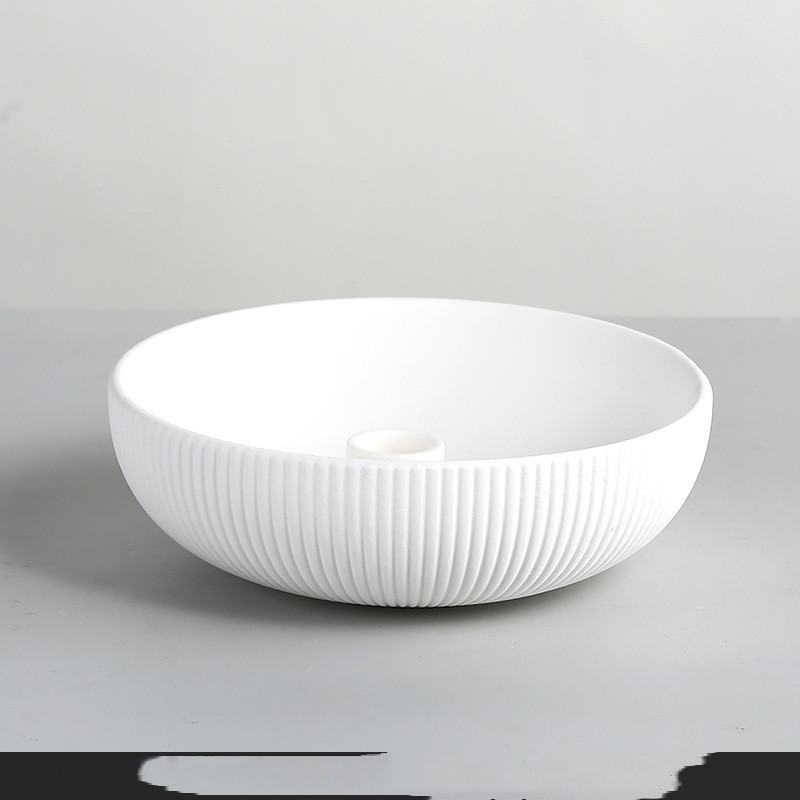 Simple Ceramic Candle Tray Candle Holder Candle Utensils - Image 4