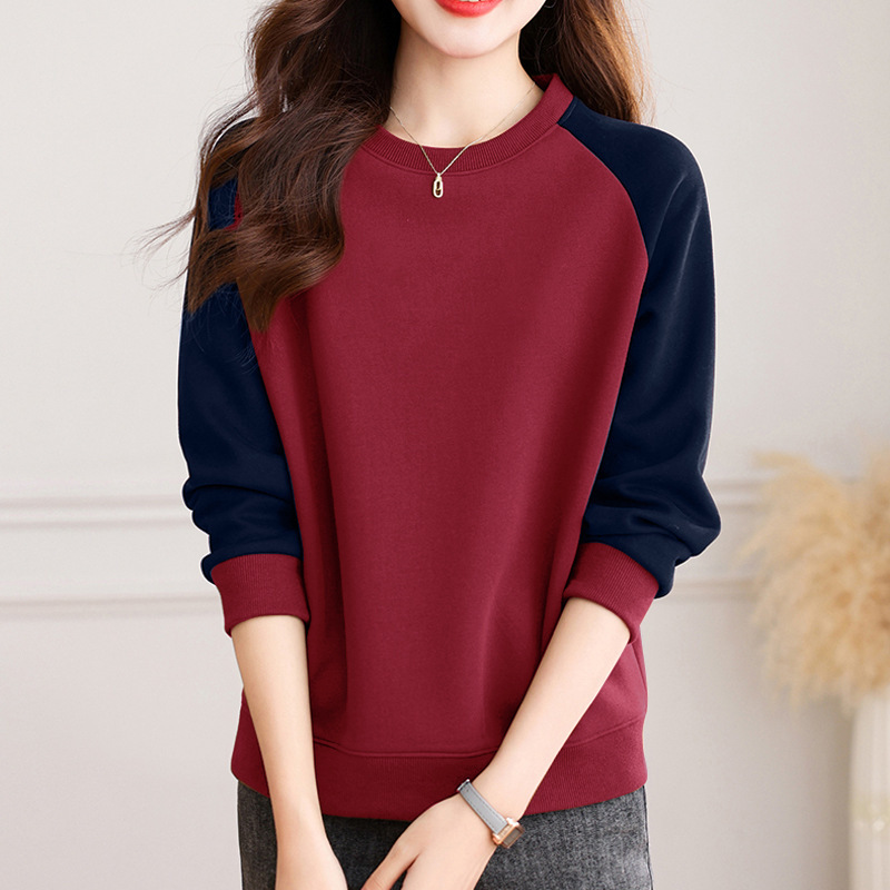 Womens Crew-neck Sweatshirt With Raglan Sleeves Niche - Image 4