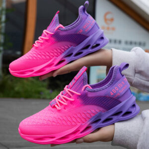 Couples Flyknit Plus-Size Casual Running Shoes