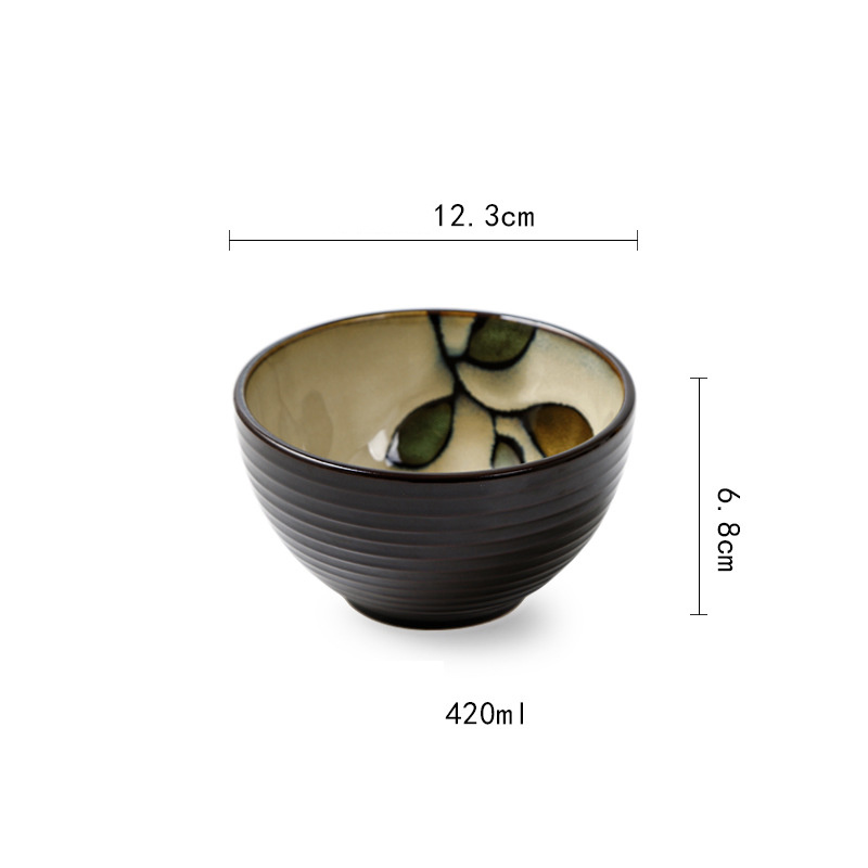 Japanese Ceramic Dishes Bowls Dishes Individuality - Image 2