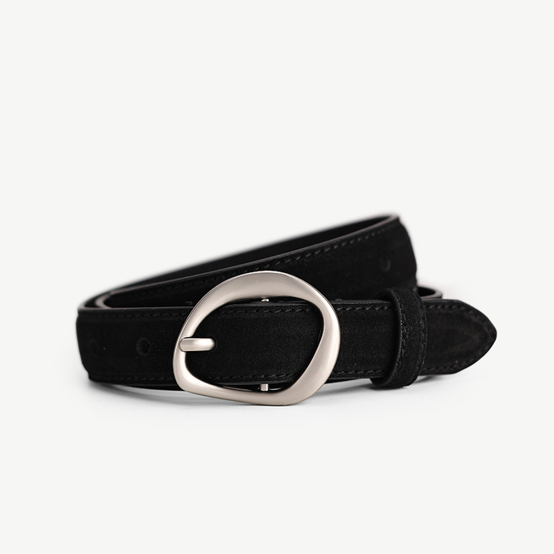 Stylish Versatile Womens Belt Made From Top-layer Cowhide - Image 10