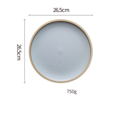 Pure Color Matte Ceramic Plate - Image 6