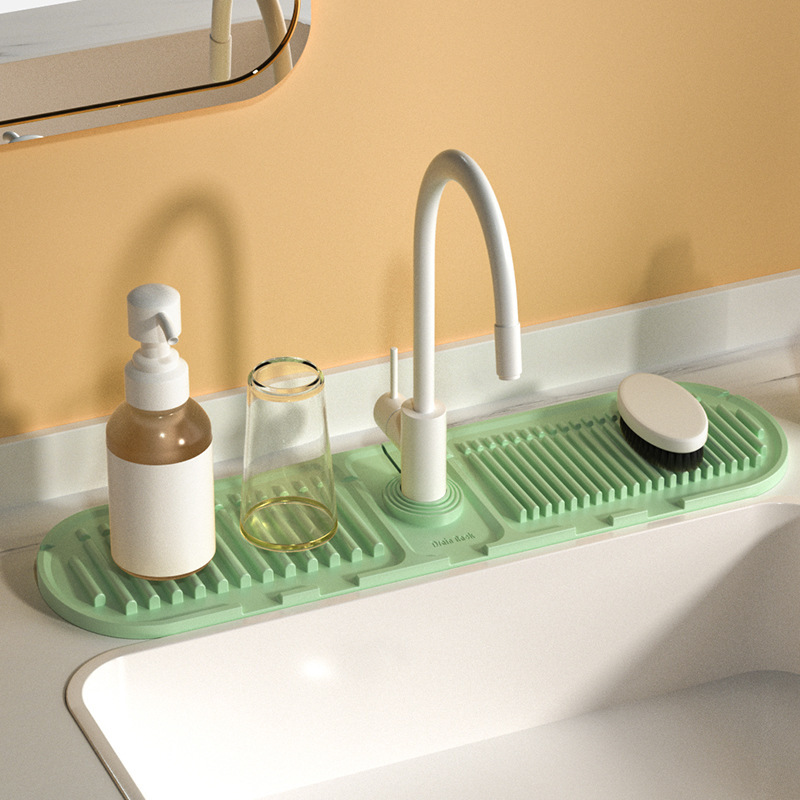 Heightened Slope Faucet Water Draining Pad - Image 5