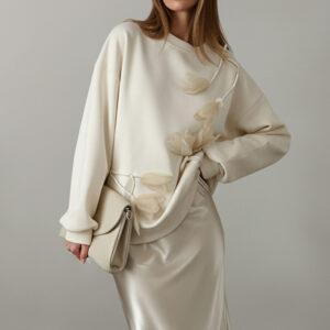 Stylish And Minimalist Long Sleeve Hoodie For Women