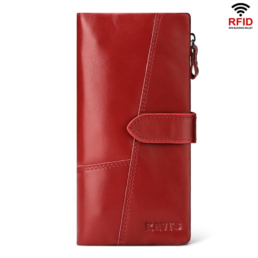 Fashionable Phone Bag Made From Top-layer Cowhide With Multiple Card Slots - Image 5