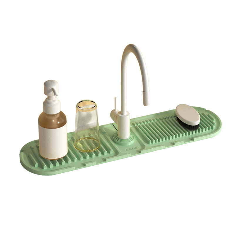 Heightened Slope Faucet Water Draining Pad - Image 8