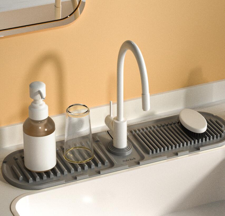 Heightened Slope Faucet Water Draining Pad - Image 10