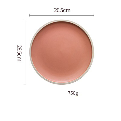 Pure Color Matte Ceramic Plate - Image 7