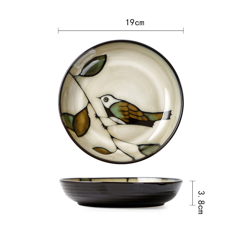 Japanese Ceramic Dishes Bowls Dishes Individuality - Image 3
