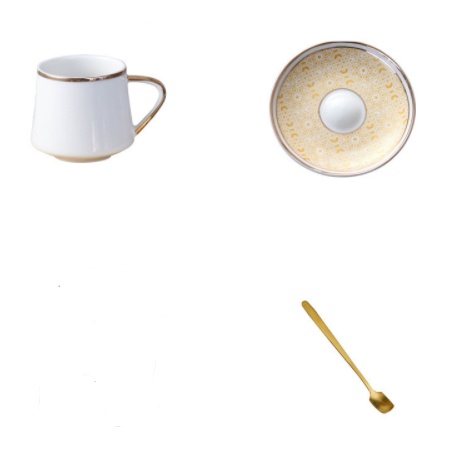 Turkish Ceramic Coffee Cup And Saucer Set - Image 10