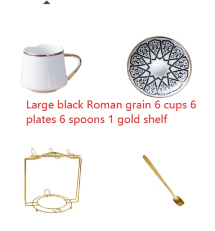 Turkish Ceramic Coffee Cup And Saucer Set - Image 9