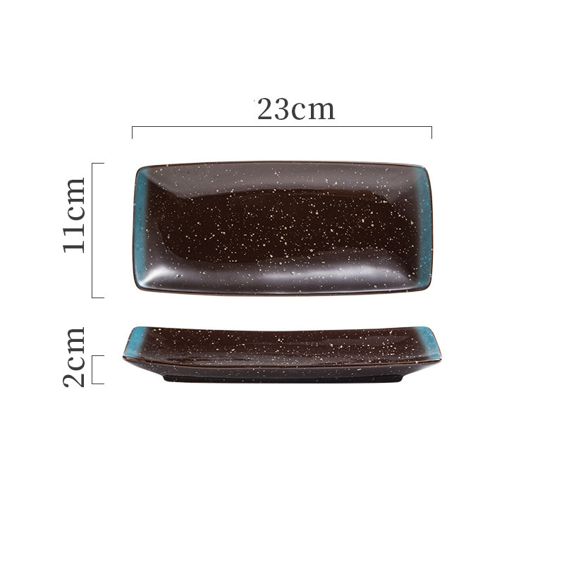 Japanese Ceramic Plates Sushi Dish Tableware Tray Cutlery - Image 2